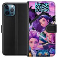 Miniatyrbilde 1 av 3: Kompatibelt Lommeboketui til Apple iPhone 12 Pro K-Pop Demon Hunters animeinspirert futuristisk by med tre heltinner og lilla neonlys
