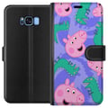 Miniatyrbillede 1 af 3: Kompatibel Tegnebogsetui til Samsung Galaxy S8 Greta Gris