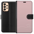 Miniatyrbillede 1 af 3: Kompatibel Tegnebogsetui til Samsung Galaxy A33 5G Lyserød Hjerne Design