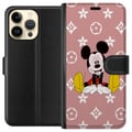 Miniatyrbild 1 av 3: Kompatibelt Plånboksfodral till Apple iPhone 14 Pro Max Mickey Mouse