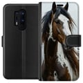 Pikkukuva 1 / 3: Yhteensopiva Lompakkokotelo OnePlus 8 Pro Häst Djurmotiv Grafisk Design Natur Kraftfullt Motiv