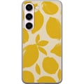 Miniatyrbild 1 av 3: Kompatibelt Mobilskal till Samsung Galaxy S23 Citrus lemons citron print gul frukt kök sommar retro design mönster inspiration fresh kitchen style