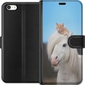 Miniatyrbild 1 av 3: Kompatibelt Plånboksfodral till Apple iPhone 5 Häst & Katt