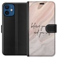 Pikkukuva 1 / 3: Yhteensopiva Lompakkokotelo Apple iPhone 12 mini Usko itseesi!
