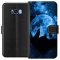 Miniatyrbilde 1 av 3: Kompatibelt Lommeboketui til Samsung Galaxy S8 Ulver