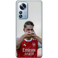 Miniatyrbild 1 av 3: Kompatibelt Mobilskal till Xiaomi 12 Pro Martin Ødegaard konst – Närbild illustration i Arsenal matchtröja