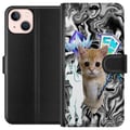 Pikkukuva 1 / 3: Yhteensopiva Lompakkokotelo Apple iPhone 13 mini Kissa