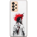 Miniatyrbilde 1 av 3: Kompatibelt Mobildeksel til Samsung Galaxy A53 5G Ronaldo Red Energy-motiv med Cristiano Ronaldo i stilisert rødhvit design med en kraftfull følelse