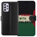 Miniatyrbilde 1 av 3: Kompatibelt Lommeboketui til Samsung Galaxy A52s 5G Stå opp for Palestina - solidaritetsdesign med en sterk melding