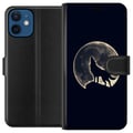 Miniatyrbilde 1 av 3: Kompatibelt Lommeboketui til Apple iPhone 12 Ulve Måne