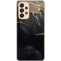 Pikkukuva 1 / 3: Yhteensopiva Puhelinkuori Samsung Galaxy A33 5G Musta kulta abstrakti