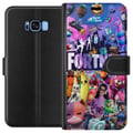 Miniatyrbild 1 av 2: Kompatibelt Plånboksfodral till Samsung Galaxy S8 Fortnite Skins Emotes Battle Royale Karaktärer Gamer Gamingmotiv Coolt Barn Ungdom