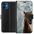 Miniatyrbillede 1 af 3: Kompatibel Tegnebogsetui til Apple iPhone 12 Hest