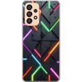 Pikkukuva 1 / 3: Yhteensopiva Puhelinkuori Samsung Galaxy A33 5G Moderni neonkuvio terävillä valoviivoilla