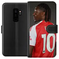 Miniatyrbillede 1 af 3: Kompatibel Tegnebogsetui til Samsung Galaxy S9+ Eberechi Eze-design – fodboldmotiv nummer 10 i Arsenal-trøje, poster