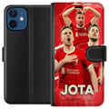Pikkukuva 1 / 3: Yhteensopiva Lompakkokotelo Apple iPhone 12 mini Liverpool Jota juliste Portugali hyökkääjä kärkipelaaja Premier League Reds jalkapallo pelaaja seura