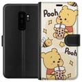 Miniatyrbillede 1 af 3: Kompatibel Tegnebogsetui til Samsung Galaxy S9+ Nalle Pooh-stil - klassisk bjørnemotiv i en ny fortolkning