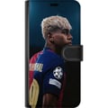 Pikkukuva 3 / 3: Yhteensopiva Lompakkokotelo Apple iPhone 12 mini Lamine Yamal - Barcelonan ihmelapsi fokuksessa