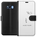 Miniatyrbilde 1 av 3: Kompatibelt Lommeboketui til Samsung Galaxy S8 Aldri Alene