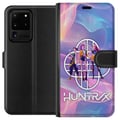 Miniatyrbild 1 av 3: Kompatibelt Plånboksfodral till Samsung Galaxy S20 Ultra Huntrix Neon Trio Kpop Demon Hunter Färgstark futuristisk design med tre kvinnliga hjältar i