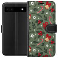 Pikkukuva 1 / 3: Yhteensopiva Lompakkokotelo Google Pixel 6a Hauskaa joulukuviota