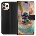 Miniatyrbilde 1 av 3: Kompatibelt Lommeboketui til Apple iPhone 11 Pro Disney Stitch samlefigur blå alien