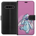 Miniatyrbild 1 av 3: Kompatibelt Plånboksfodral till Samsung Galaxy S10+ Stitch Puss