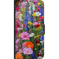 Miniatyrbilde 2 av 2: Kompatibelt Lommeboketui til Samsung Galaxy A03s Blomstrete mobildeksel med sommerlig eng og naturmotiv