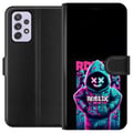 Miniatyrbillede 1 af 3: Kompatibel Tegnebogsetui til Samsung Galaxy A52s 5G Neon Roblox-hættetrøje med coolt gamingmotiv, lysende farver og futuristisk look