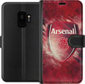 Miniatyrbild 1 av 3: Kompatibelt Plånboksfodral till Samsung Galaxy S9 Arsenal Football