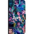 Miniatyrbillede 3 af 3: Kompatibel Tegnebogsetui til OnePlus 9 Pro Kpop Dæmonjægere Zoey Skov Collage Mystisk Aura Idol Kraft Glød