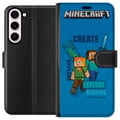 Pikkukuva 1 / 3: Yhteensopiva Lompakkokotelo Samsung Galaxy S23+ Minecraft Luolastot