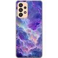 Miniatyrbilde 1 av 3: Kompatibelt Mobildeksel til Samsung Galaxy A33 5G Fantasilandskap av fargerike skyer i rosa, blått og lilla med myke former og lysstråler som gir en