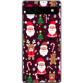 Pikkukuva 1 / 3: Yhteensopiva Puhelinkuori Google Pixel 6a Merry Squad -joulukuvio, jossa on tonttuja, poroja ja piparkakkuja, söpö talvinen kuvitus sarjakuvatyylillä