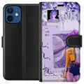 Miniatyrbilde 1 av 3: Kompatibelt Lommeboketui til Apple iPhone 12 Kpop Demonjegere Rumi Kosmisk planet Lilla fantasi Idolestetikk