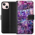 Pikkukuva 1 / 3: Yhteensopiva Lompakkokotelo Apple iPhone 13 mini Valorant tytöt juliste Mira Rumi Zoey Riot Games anime-pelaaminen agentit neon-tyyli hahmo fanitaide