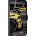 Pikkukuva 3 / 3: Yhteensopiva Lompakkokotelo Apple iPhone 12 mini AMG Mercedes juliste kilpa-ajo urheiluauto keltainen luksus autoala saksalainen brändi moottoriurhei