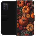 Miniatyrbilde 1 av 2: Kompatibelt Lommeboketui til Samsung Galaxy A03s Høstmotiv plakat gresskar halloween høst innhøsting epler rustikk dekor blomster høst sesong design