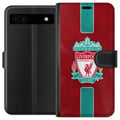 Miniatyrbillede 1 af 3: Kompatibel Tegnebogsetui til Google Pixel 6a Liverpool FC - Klassisk Fodboldstolthed i Rødt