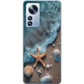 Miniatyrbillede 1 af 3: Kompatibel Mobilcover til Xiaomi 12 Pro Søstjerne og muslinger stranddesign med rolige bølger hav og sand inspireret af feriestemning natur og harmon