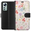 Pikkukuva 1 / 3: Yhteensopiva Lompakkokotelo Xiaomi 12 Kukat