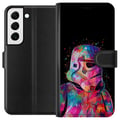 Miniatyrbild 1 av 3: Kompatibelt Plånboksfodral till Samsung Galaxy S22 5G Star Wars Stormtrooper