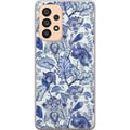 Pikkukuva 1 / 3: Yhteensopiva Puhelinkuori Samsung Galaxy A53 5G Kukat Sininen...