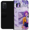Miniatyrbilde 1 av 2: Kompatibelt Lommeboketui til Samsung Galaxy A03s Kpop Demonjegere Rumi Kosmisk planet Lilla fantasi Idolestetikk