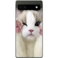 Pikkukuva 1 / 3: Yhteensopiva Puhelinkuori Google Pixel 6a Kissa