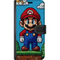 Miniatyrbild 3 av 3: Kompatibelt Plånboksfodral till Samsung Galaxy A40 Nintendo Super Mario poster retro gaming 8bit pixel art spel classic game hero mural design figure
