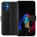 Miniatyrbilde 1 av 3: Kompatibelt Lommeboketui til Apple iPhone 12 Squid Game plakat Netflix koreansk serie overlevelsesdrama maske kort hettekledd retrodesign thriller fa