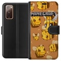 Miniatyrbillede 1 af 3: Kompatibel Tegnebogsetui til Samsung Galaxy S20 FE Minecraft Bi