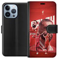 Miniatyrbillede 1 af 4: Kompatibel Tegnebogsetui til Apple iPhone 13 Pro Mohamed Salah Liverpool Egypten hurtig kreativ kantspiller og Premier League-ikon, der står for mål,
