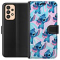 Pikkukuva 1 / 3: Yhteensopiva Lompakkokotelo Samsung Galaxy A33 5G Stitch Retro
